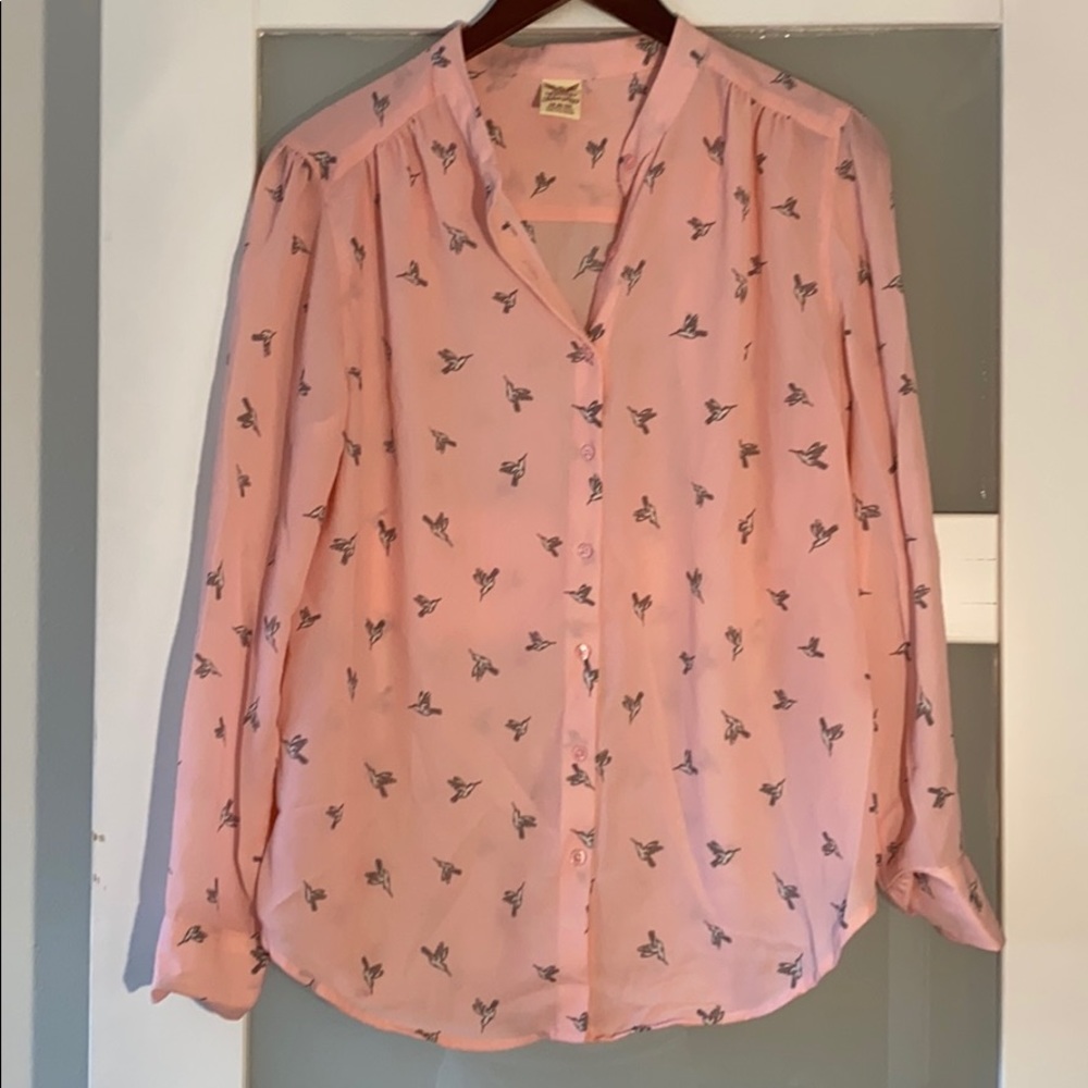 Long sleeve blouse